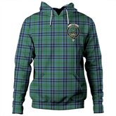 Clan Keith Ancient Tartan Hoodie Crest AUKUNXPB-1 Keith Ancient Tartan Hoodies
